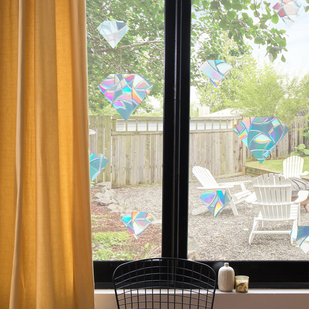 1Set Rainbow Prism Electrostatic Glass Sticker PVC Non-Adhesive Removable Window Colorful Film Sticker (No EN71) 1Set Rainbow Prism Electrostatic Glass Sticker PVC Non-Adhesive Removable Window Colorful Film Sticker (No EN71)